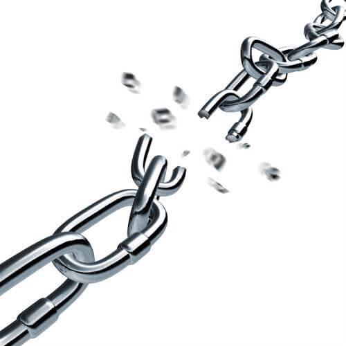 broken link in a chain
